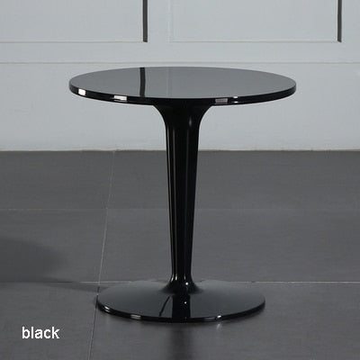 Black transparent coffee table
